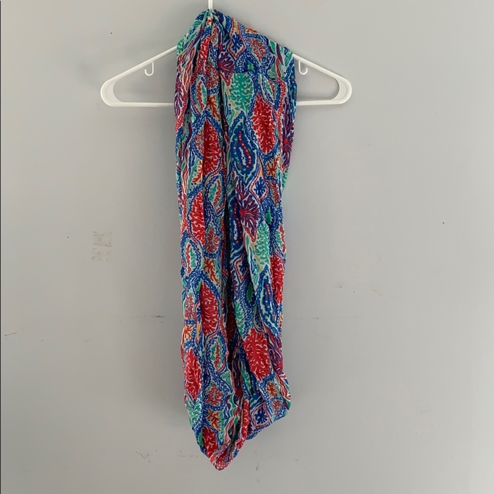 Lilly Pulitzer print infinity scarf
